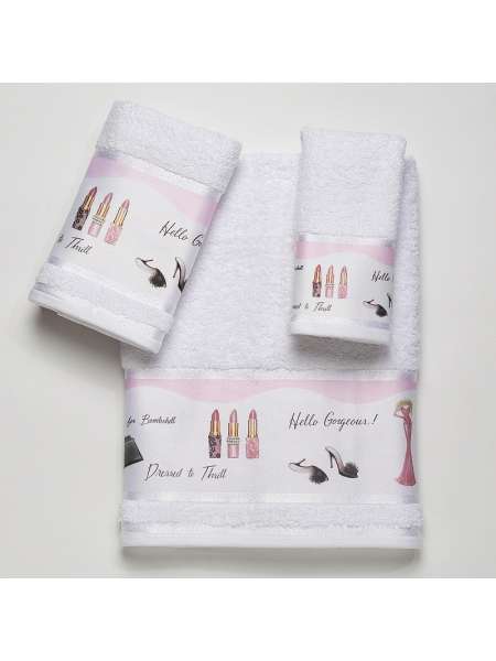 Полотенце для рук Avanti Dressed to Thrill 026762WHT