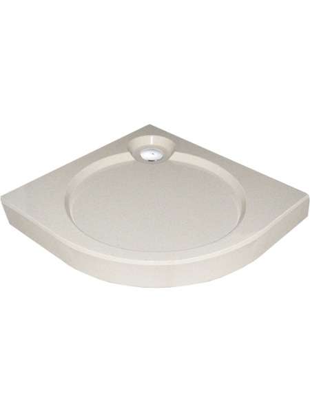 Поддон для душа GuteWetter Deluxe 90x90x16 R бежевый