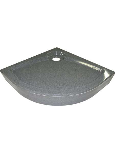 Поддон для душа GuteWetter Deluxe 80x80x16 R серый