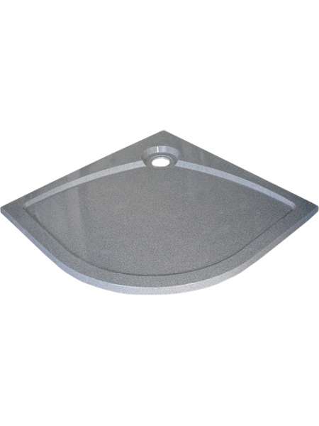 Поддон для душа GuteWetter Deluxe 80x80x2 R серый