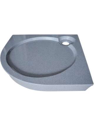 Поддон для душа GuteWetter Deluxe 90x90x16 R серый