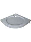 Поддон для душа GuteWetter Deluxe 100x100x16 R серый
