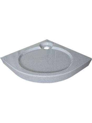 Поддон для душа GuteWetter Deluxe 100x100x16 R серый