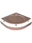 Поддон для душа GuteWetter Deluxe 90x90x16 R терракот