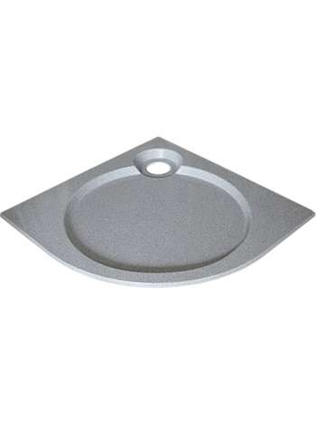 Поддон для душа GuteWetter Deluxe 100x100x2 R серый