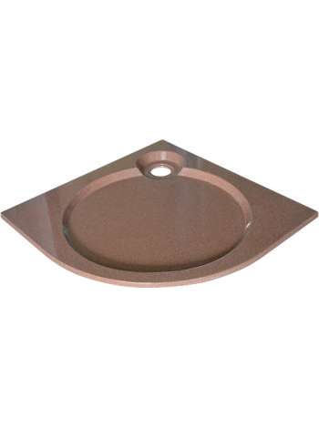 Поддон для душа GuteWetter Deluxe 100x100x2 R терракот