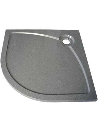 Поддон для душа GuteWetter Deluxe 100x100x4 R серый