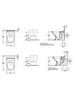Унитаз приставной Villeroy & Boch Hommage 6663 10R2 star white