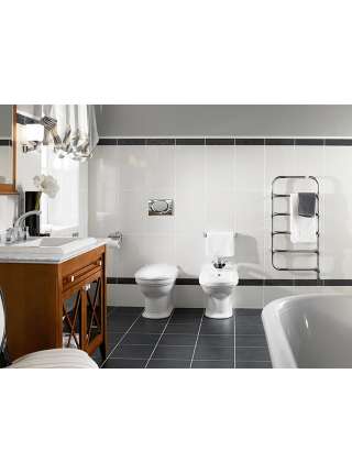 Унитаз приставной Villeroy & Boch Hommage 6663 10R2 star white