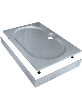 Поддон для душа GuteWetter Deluxe 120x80x16 Q серый