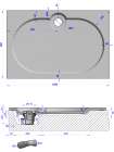 Поддон для душа GuteWetter Deluxe 120x80x2 Q белый