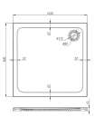 Поддон для душа Sturm Burg 120x80x13