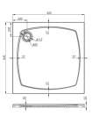 Поддон для душа Sturm Burg 90x90x3