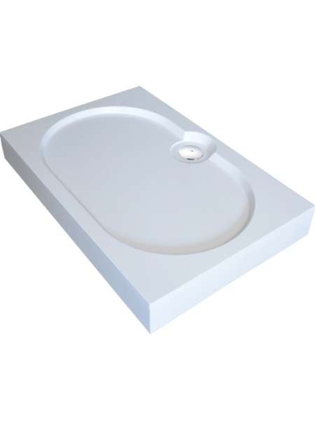 Поддон для душа GuteWetter Deluxe 120x80x16 Q белый
