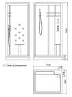 Душевая кабина Edelform Quadro EF-4050 L