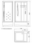 Душевая кабина Edelform QuadroEF-4060 L