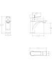 Смеситель Elghansa Wellesley 16X4844 для раковины с гигиеническим душем