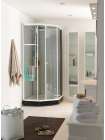 Душевая кабина IDO Showerama 8-5 90x90 стекло тонир., проф. белый