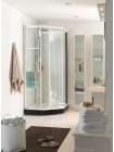 Душевая кабина IDO Showerama 8-5 90x90 укороч. стекло тонирр. проф. серебристый