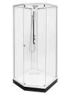 Душевая кабина IDO Showerama 8-5 90x80 стекло прозр., проф. серебристый