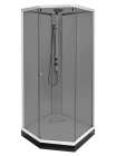 Душевая кабина IDO Showerama 8-5 90x80 стекло тонирр., проф. серебристый