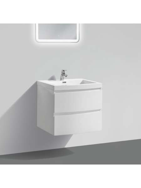 Тумба с раковиной BelBagno Prospero 62 bianco lucido