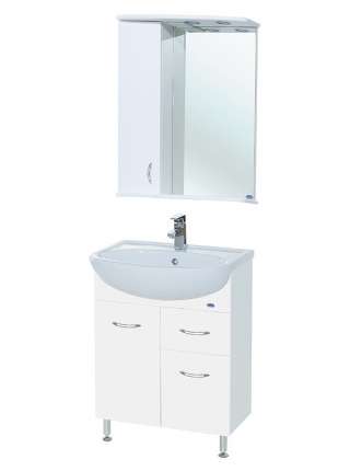 Тумба с раковиной Bellezza Уют 60 1 ящик белая