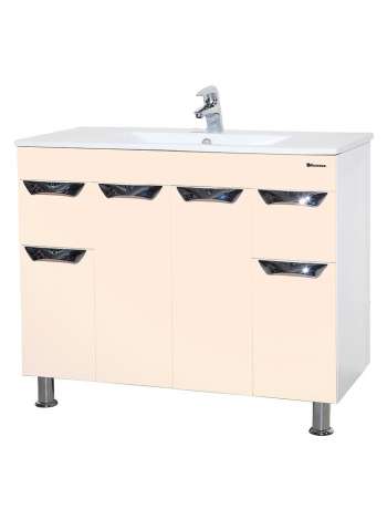 Тумба с раковиной Bellezza Симона 100 бежевая
