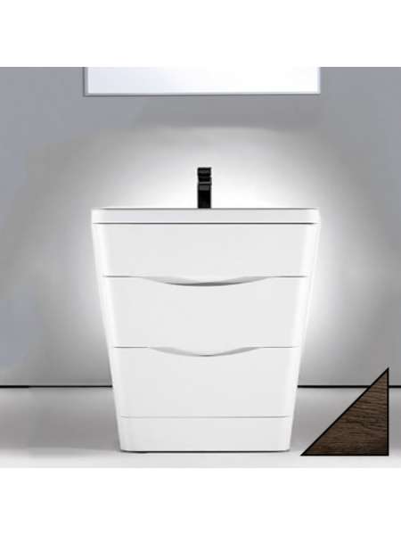 Тумба с раковиной BelBagno Piramide 80 rovere moro