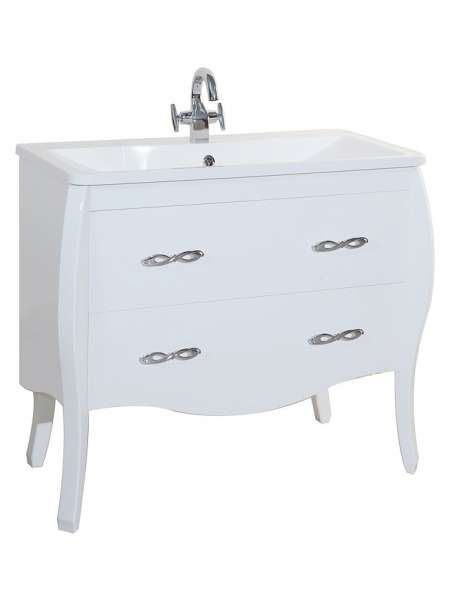 Тумба с раковиной Bellezza Грация 80 белая