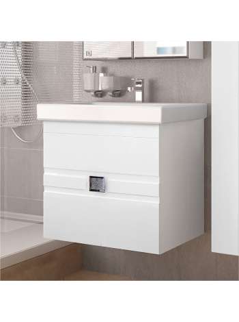 Тумба с раковиной Style Line Амарант 60 Plus белая