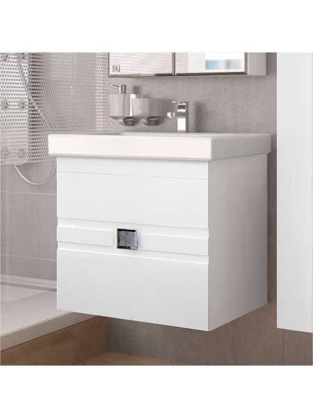Тумба с раковиной Style Line Амарант 60 Plus белая