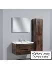 Тумба с раковиной BelBagno Piramide 80 rovere moro