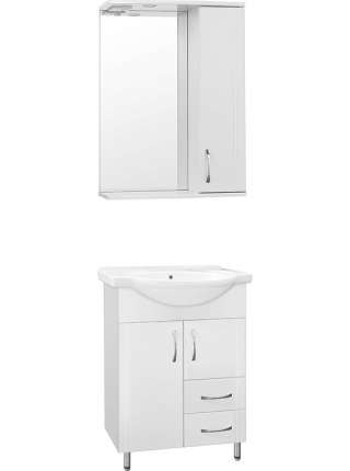 Тумба с раковиной Style Line Эко Стандарт №10/2 60 белая