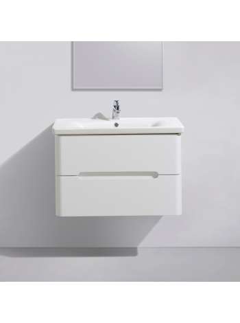 Тумба с раковиной BelBagno Soft 65 bianco lucido