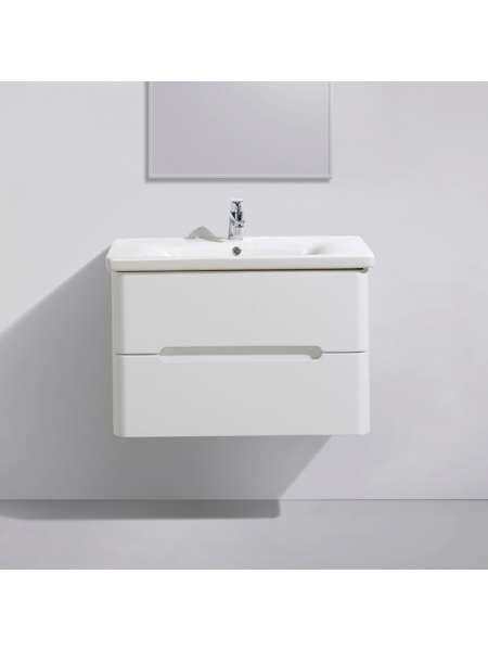 Тумба с раковиной BelBagno Soft 65 bianco lucido