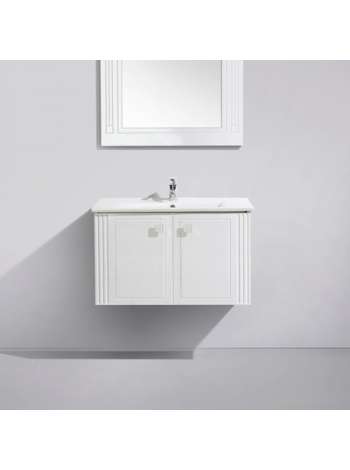 Тумба с раковиной BelBagno Atria 83 bianco lucido