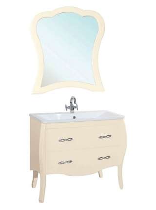 Тумба с раковиной Bellezza Грация 80 бежевая