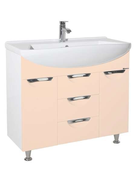Тумба с раковиной Bellezza Альфа 90 бежевая