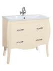 Тумба с раковиной Bellezza Грация 80 бежевая