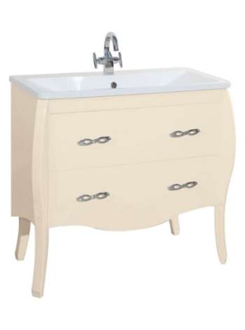 Тумба с раковиной Bellezza Грация 80 бежевая