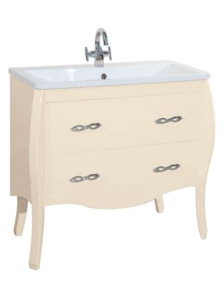 Тумба с раковиной Bellezza Грация 80 бежевая