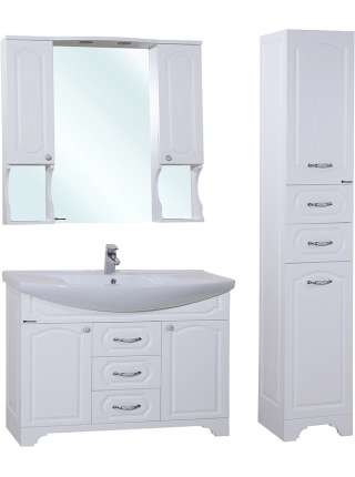 Тумба с раковиной Bellezza Камелия 105 белая