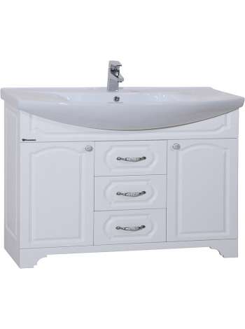 Тумба с раковиной Bellezza Камелия 105 белая