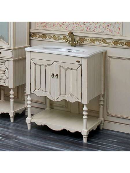 Тумба с раковиной Атолл Флоренция ivory old