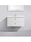 Тумба с раковиной BelBagno Atria 100 bianco lucido 2 ящика