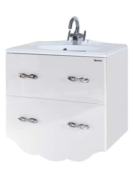Тумба с раковиной Bellezza Версаль 80 белая