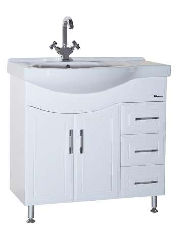 Тумба с раковиной Bellezza Коралл 85 R