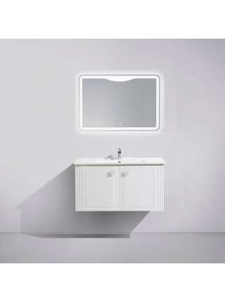 Тумба с раковиной BelBagno Atria 100 bianco lucido