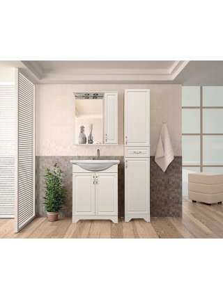 Тумба с раковиной Style Line Олеандр-2 65 Люкс, рельеф пастель